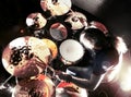 Live music and drummer.Music background Royalty Free Stock Photo