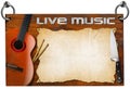 Live Music and Food Menu