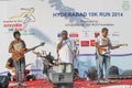 Live music at Hyderabad 10K Run Event