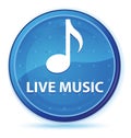 Live music midnight blue prime round button