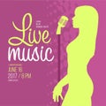 Live Music Performance Advertising Template