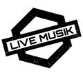 Live Musik rubber stamp