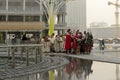 Live nativity scene at business hub, Milan, #03