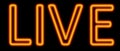 Live neon sign