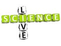 Live Science Crossword Royalty Free Stock Photo