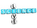 Live Science Crossword Royalty Free Stock Photo