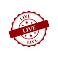 Live stamp illustration