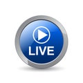 Live stream button