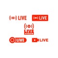 Live stream TV icons of Sports News Logo