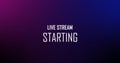 Live Streaming Background Frame - Animated Neon Overlay Template, Gaming Overlay OBS or Streamlabs Studio hi-tech overlay for