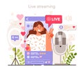 Live streaming. Content strategy development. Social media content manager