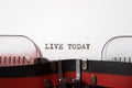 Live today phrase Royalty Free Stock Photo