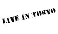 Live In Tokyo rubber stamp