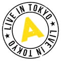 Live In Tokyo rubber stamp