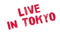 Live In Tokyo rubber stamp