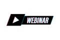 Live Webinar Button, glitch icon. Motion graphics.