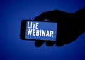 Live Webinar - online education concepts