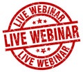 live webinar stamp