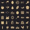 Livelihood icons set, simple style Royalty Free Stock Photo