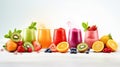 A lively banner illustrating fresh smoothies