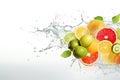 A lively banner illustrating fresh smoothies