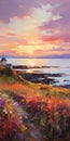 Lively Coastal Landscapes Belinda Jones\' Lochness Lighthouse Painting In Steve Henderson\'s Style