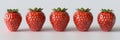 Lively 3D strawberry pattern for a refreshing and vibrant background design, ideal for projects Royalty Free Stock Photo