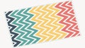 Lively Gradient Zigzag Pattern Vector Generative AI Royalty Free Stock Photo