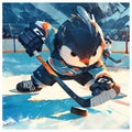 Birdy on Ice: A Hockey Penguin\'s Adventure