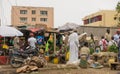 Market scenery in Malindi, Kenya Royalty Free Stock Photo