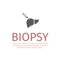 Liver Biopsy flat icon