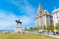 Liver Building with a statue Royalty Free Stock Photo