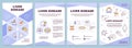 Liver disease brochure template