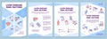 Liver disease risk factors brochure template