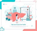 Liver health medical web banner