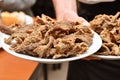 Traditional Edirne liver kebab aka Edirne tava cigeri