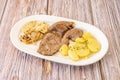 Liver with onions has been a favored dish in British and