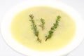 Liver pate with thyme branch Royalty Free Stock Photo