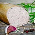 Liver sausage Royalty Free Stock Photo