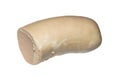Liver sausage on white background. Royalty Free Stock Photo