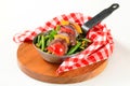 Liver skewer Royalty Free Stock Photo