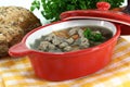 Liver spaetzle soup Royalty Free Stock Photo