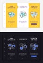 Liver test onboarding vector template