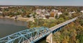 Over the Bridge going into Livermore Kentucky