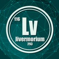 Livermorium chemical element.