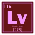 Livermorium chemical element