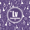 Livermorium chemical element.