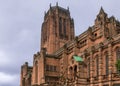 Liverpool Cathedral exterior view with the tower Royalty Free Stock Photo