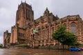 Liverpool Cathedral exterior view with the tower Royalty Free Stock Photo