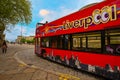 Liverpool City loop bus in Liverpool, UK